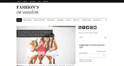 Desktop Screenshot of fashionsonvacation.com